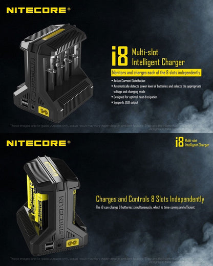 Chargeur Intellicharger Nitecore I8  NYCTALOPE  