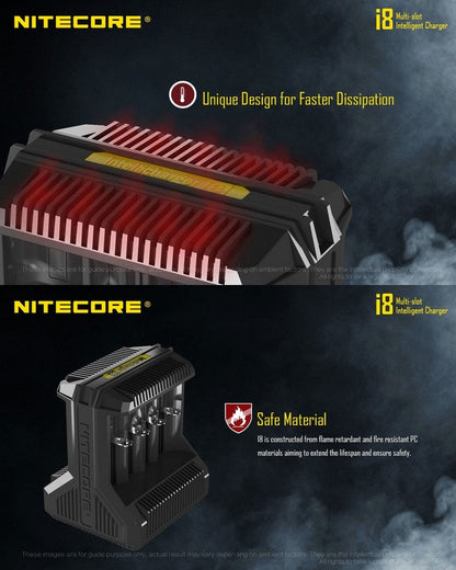 Chargeur Intellicharger Nitecore I8  NYCTALOPE  