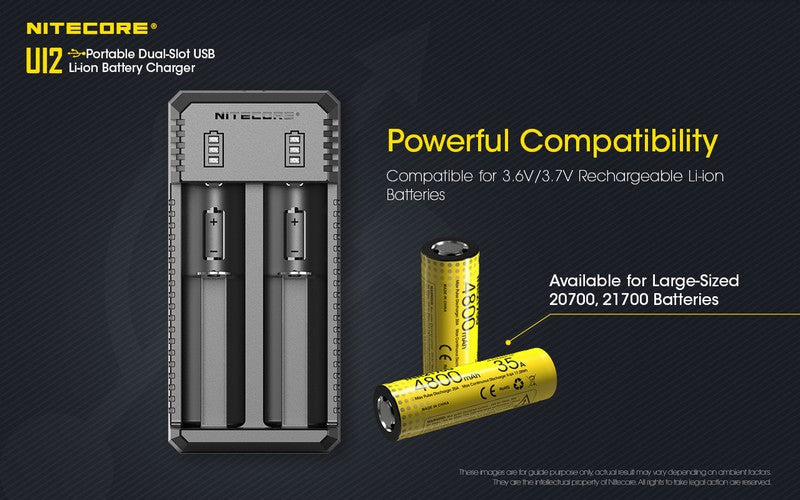Chargeur Nitecore UI2 pour batteries Li-ion/IMR  NYCTALOPE  