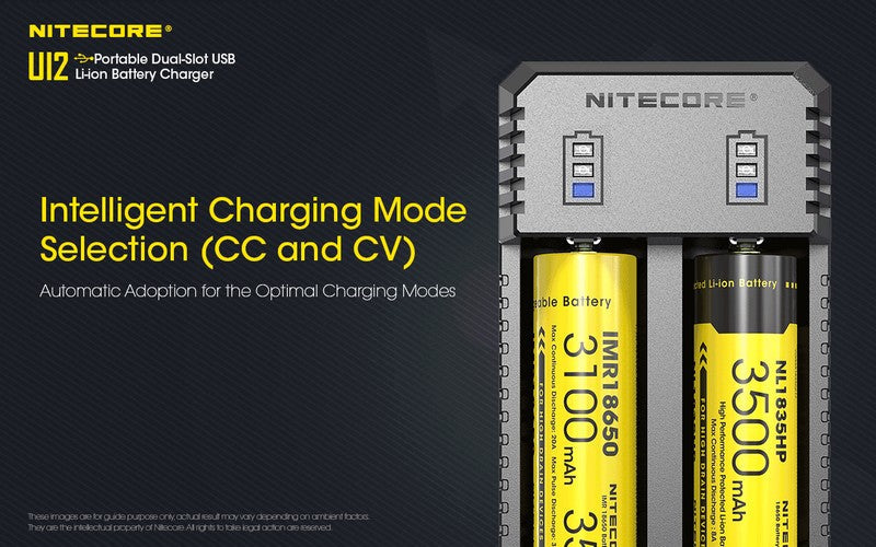 Chargeur Nitecore UI2 pour batteries Li-ion/IMR  NYCTALOPE  