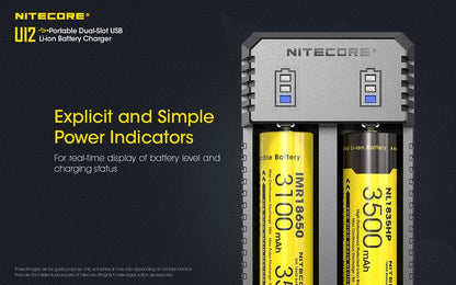 Chargeur Nitecore UI2 pour batteries Li-ion/IMR  NYCTALOPE  