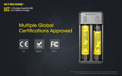Chargeur Nitecore UI2 pour batteries Li-ion/IMR  NYCTALOPE  