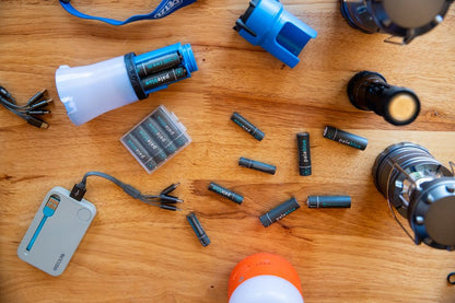 Batteries Paleblue Lithium AAA, LR03 – 640mAh – Rechargeable Type-C – 1.5V  NYCTALOPE  