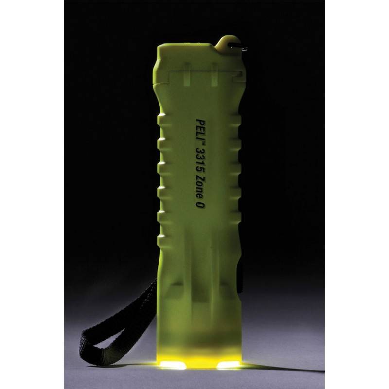 Lampe Torche Peli 3315Z0 – 138 Lumens ATEX Zone 0 (Catégorie 1) + Bague de Fixation casque - NYCTALOPE