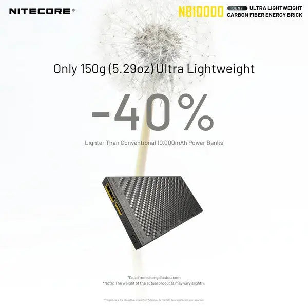 Powerbank Nitecore NB10000 GEN2 – 10 000mAh  NYCTALOPE  