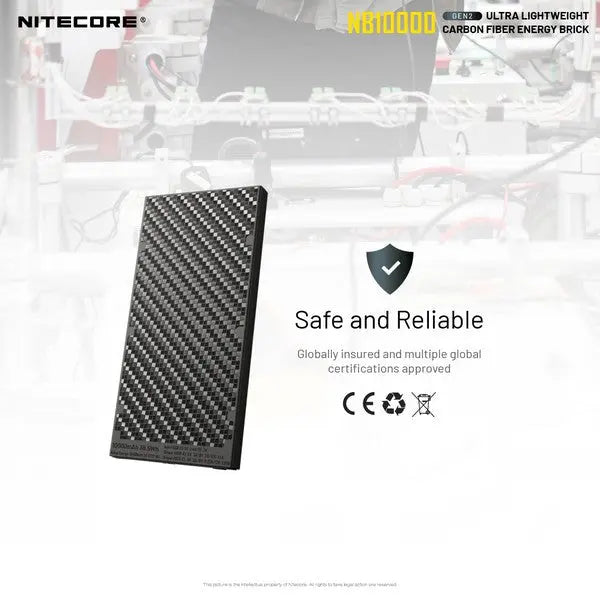 Powerbank Nitecore NB10000 GEN2 – 10 000mAh  NYCTALOPE  