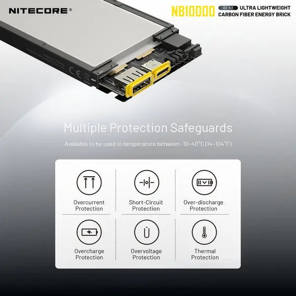 Powerbank Nitecore NB10000 GEN2 – 10 000mAh  NYCTALOPE  