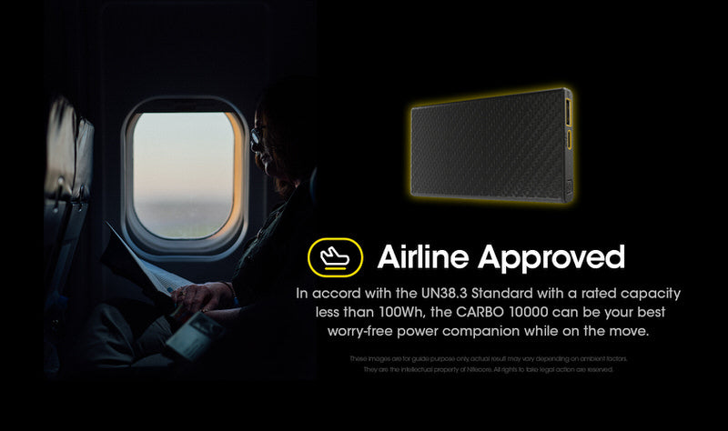 Powerbank Nitecore CARBO 10000 – 10 000mAh  NYCTALOPE  