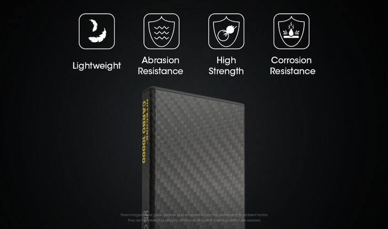 Powerbank Nitecore CARBO 10000 – 10 000mAh  NYCTALOPE  