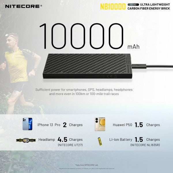 Powerbank Batterie Nitecore NB10000 GEN2 – 10 000mAh