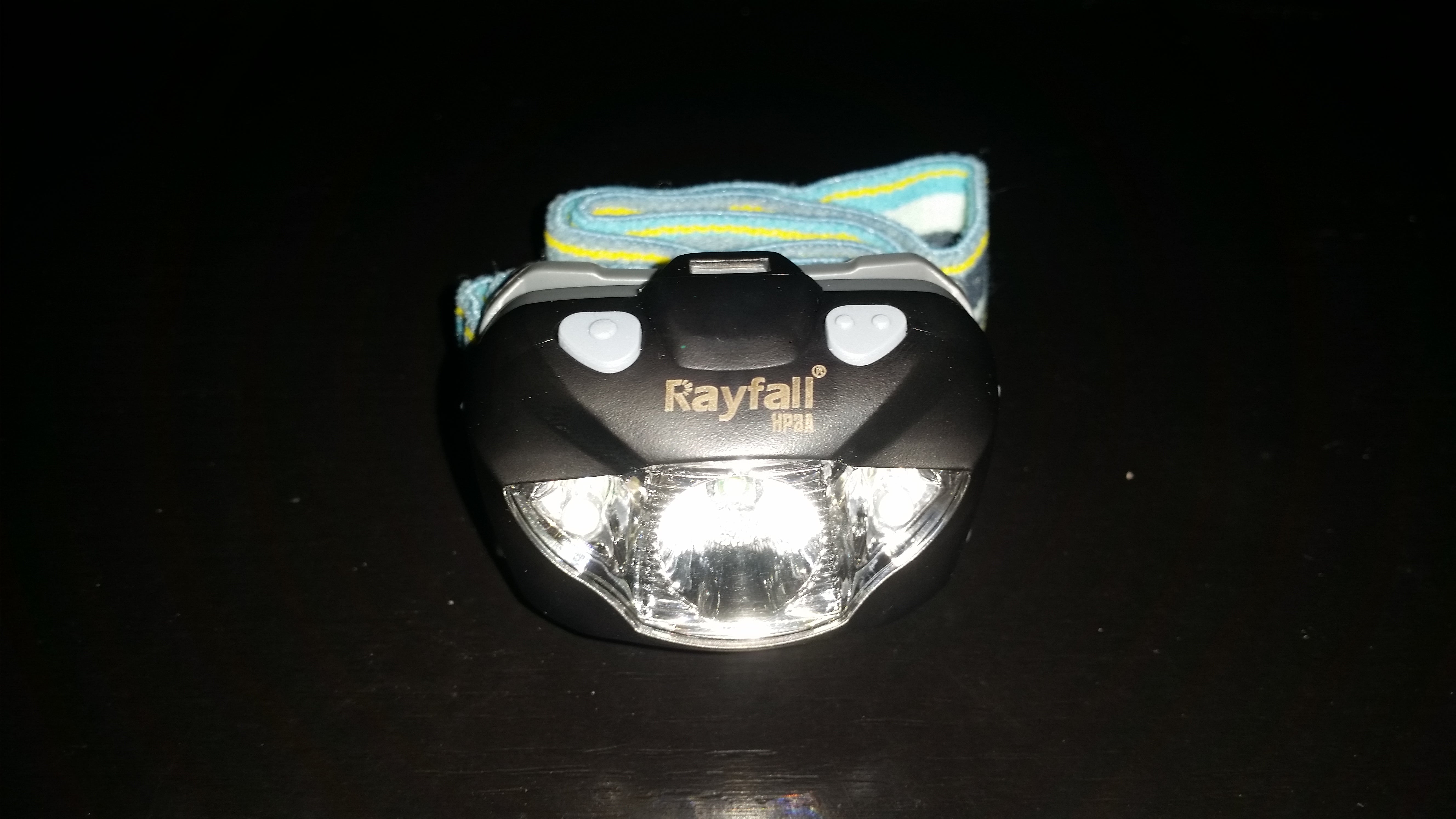 Lampe Frontale Rayfall HP3A - 160 Lumens - NYCTALOPE