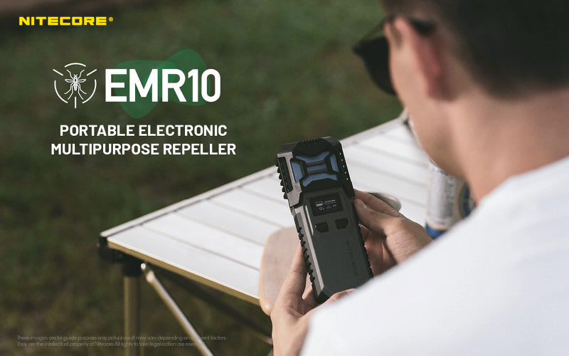 Répulsif Anti-moustique électronique Nitecore EMR10 - Multifonctions - Rechargeable