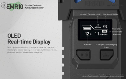 Répulsif Anti-moustique électronique Nitecore EMR10 - Multifonctions - Rechargeable Nitecore