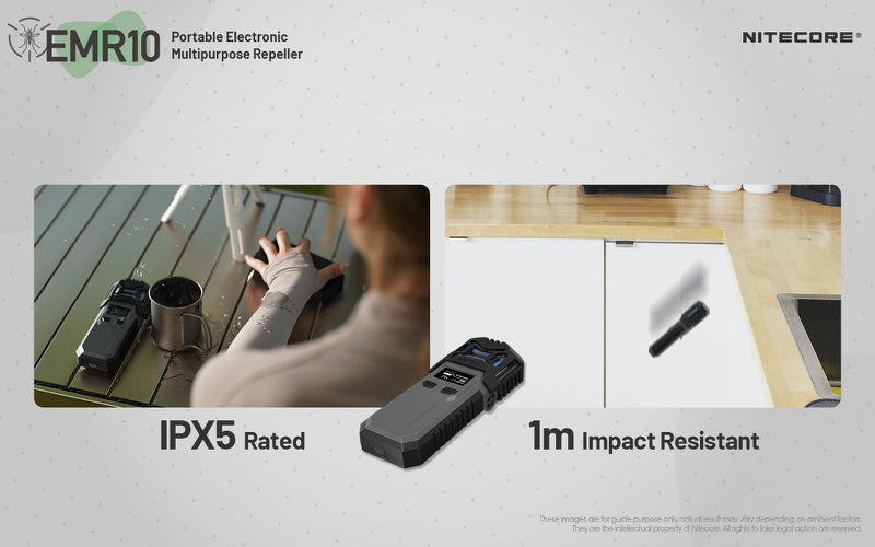 Répulsif Anti-moustique électronique Nitecore EMR10 - Multifonctions - Rechargeable Nitecore