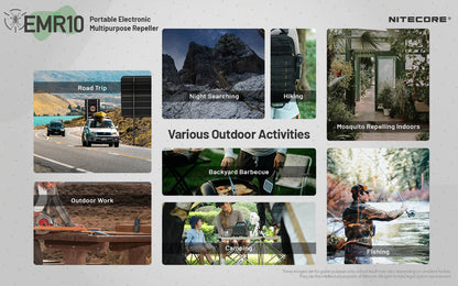 Répulsif Anti-moustique électronique Nitecore EMR10 - Multifonctions - Rechargeable Nitecore