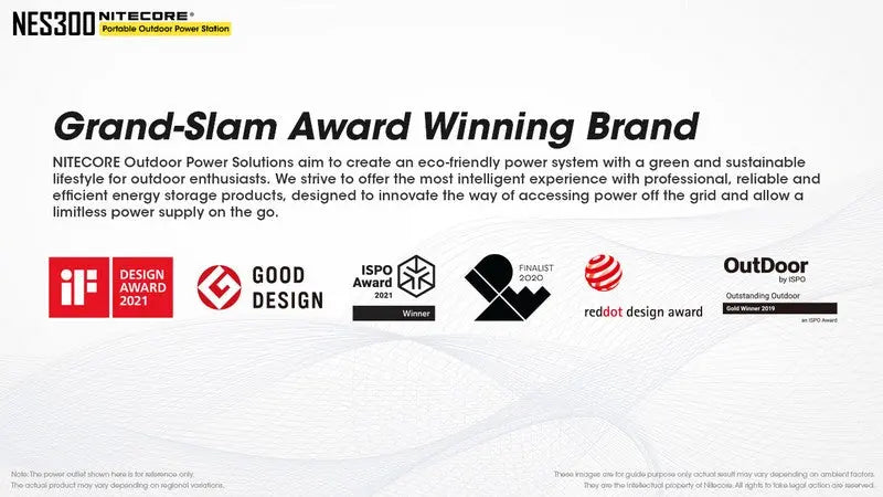 Station d'alimentation portable Batterie Nitecore NES300 - 86400mAh  NYCTALOPE  