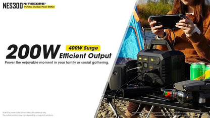 Station d'alimentation portable Batterie Nitecore NES300 - 86400mAh  NYCTALOPE  