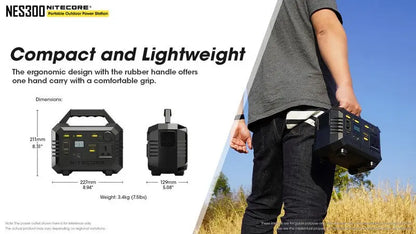 Station d'alimentation portable Batterie Nitecore NES300 - 86400mAh  NYCTALOPE  