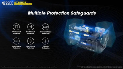 Station d'alimentation portable Batterie Nitecore NES300 - 86400mAh  NYCTALOPE  