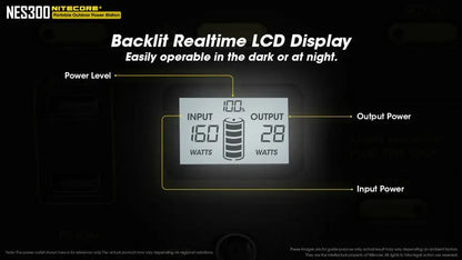 Station d'alimentation portable Batterie Nitecore NES300 - 86400mAh  NYCTALOPE  