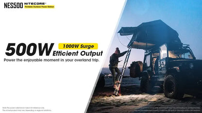 Station d'alimentation portable Batterie Nitecore NES500 – 144000mAh  NYCTALOPE  