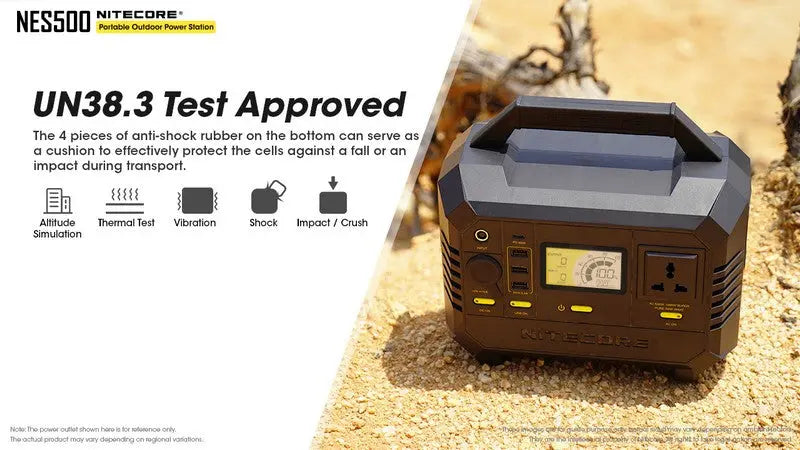 Station d'alimentation portable Batterie Nitecore NES500 – 144000mAh  NYCTALOPE  