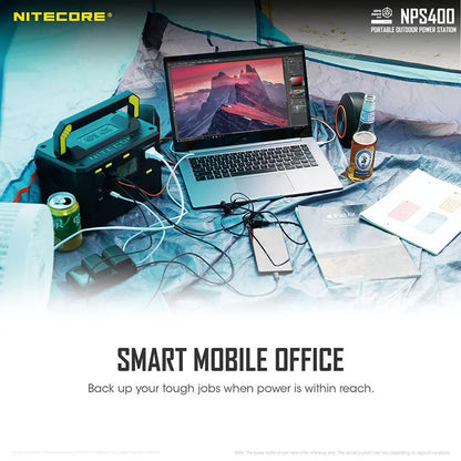 Station d'alimentation portable Batterie Nitecore NPS400 - 117000mAh  NYCTALOPE  