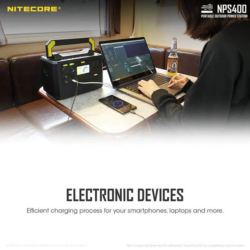 Station d'alimentation portable Batterie Nitecore NPS400 - 117000mAh  NYCTALOPE  