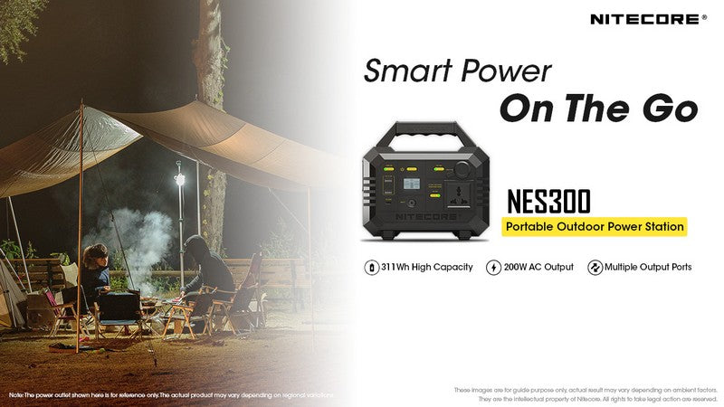 Station d'alimentation portable Batterie Nitecore NES300 - 86400mAh