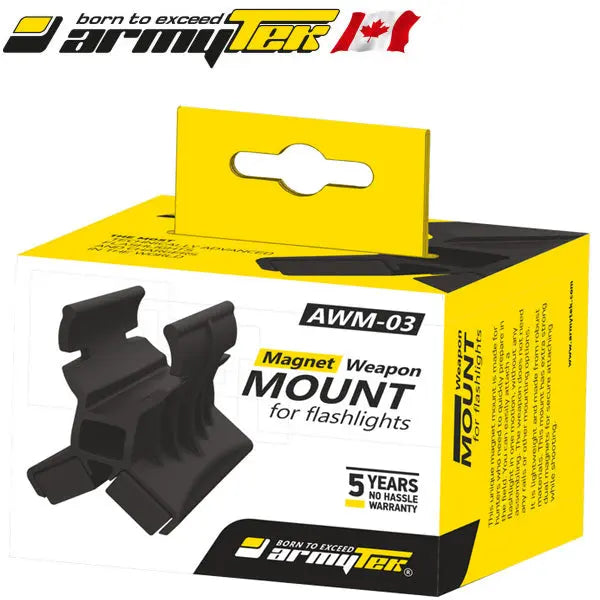 Support arme Armytek AWM3 magnétique pour lampe de diamètre 25.4 mm - NYCTALOPE