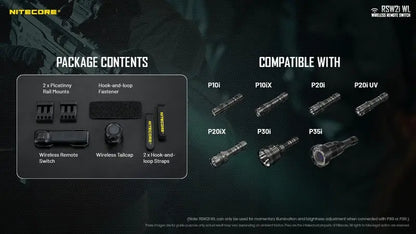 Télécommande sans fil Nitecore RSW2i WL pour lampe Nitecore série i  NYCTALOPE  