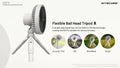 Ventilateur portable multifonction Nitecore NEF10 - Ventilateur, lampe et powerbank  NYCTALOPE  