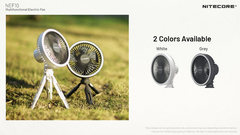 Ventilateur portable multifonction Nitecore NEF10 - Ventilateur, lampe et powerbank  NYCTALOPE  